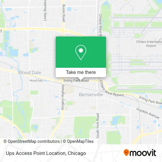Ups Access Point Location map