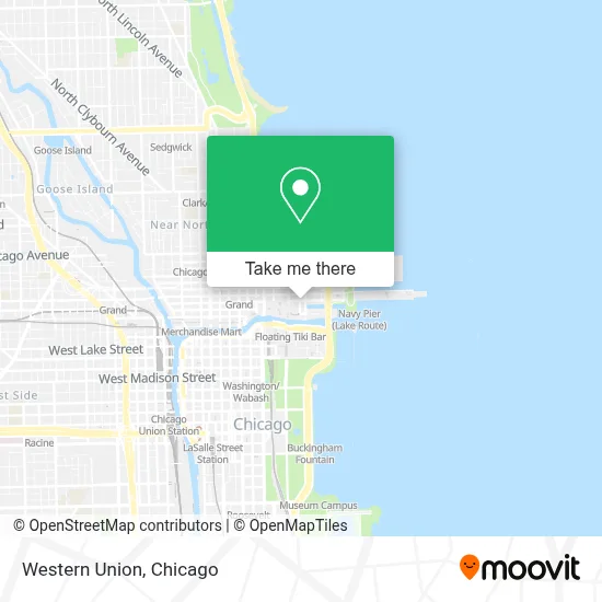Western Union map