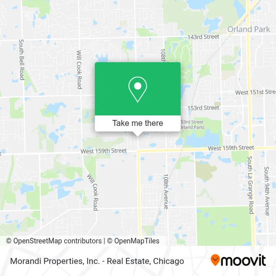 Morandi Properties, Inc. - Real Estate map