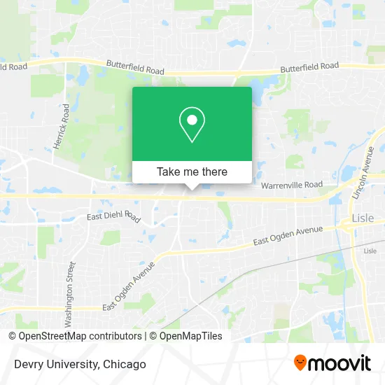 Devry University map