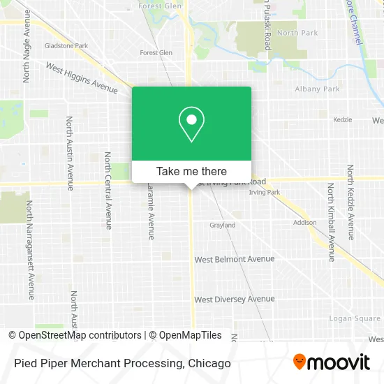 Pied Piper Merchant Processing map