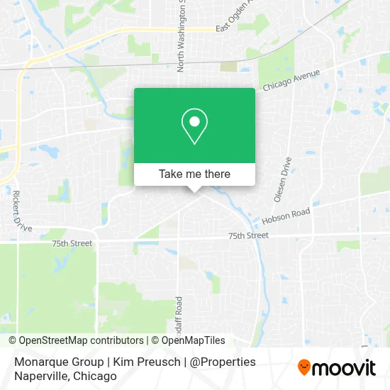 Monarque Group | Kim Preusch | @Properties Naperville map