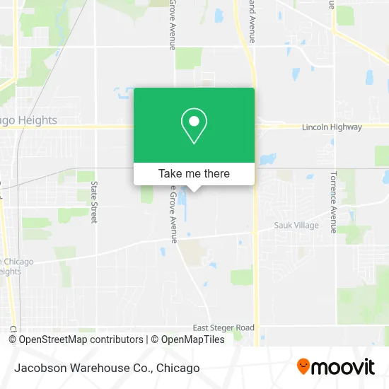 Jacobson Warehouse Co. map