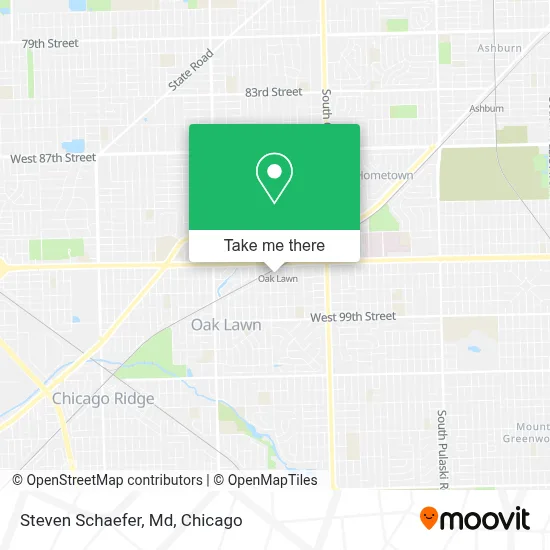 Steven Schaefer, Md map