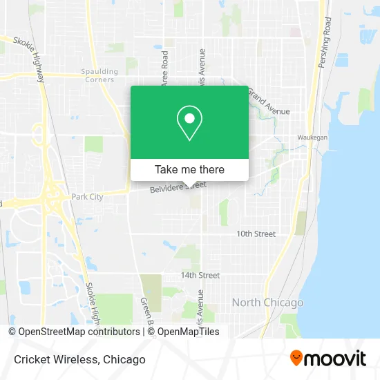Cricket Wireless map