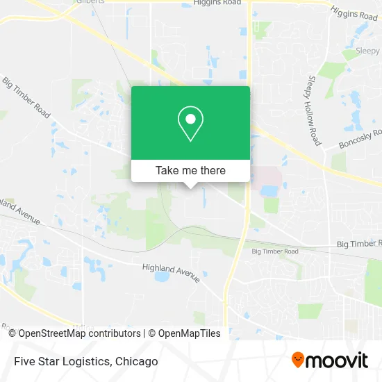 Five Star Logistics map