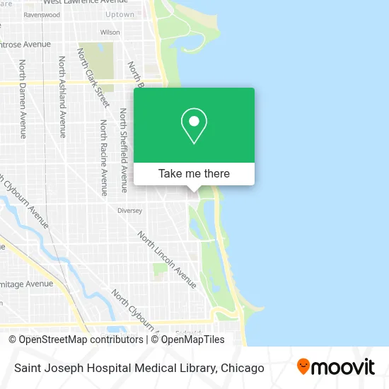 Saint Joseph Hospital Medical Library map