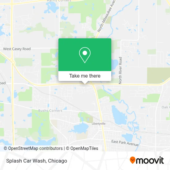 Splash Car Wash map