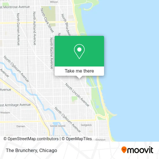 The Brunchery map