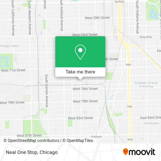 Neal One Stop map