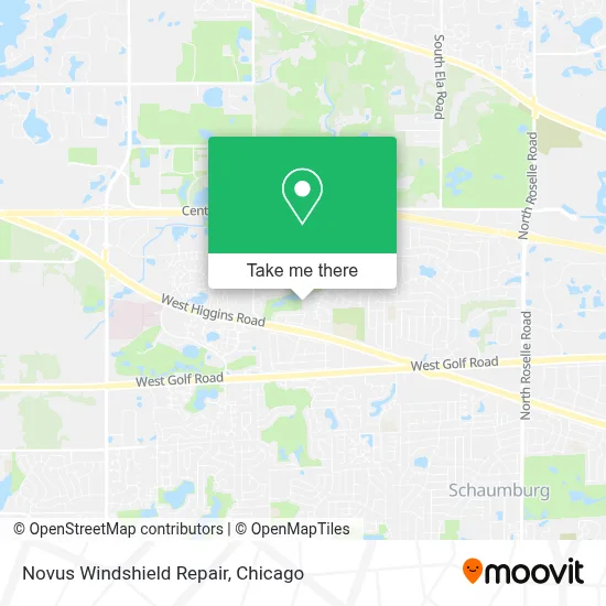 Novus Windshield Repair map