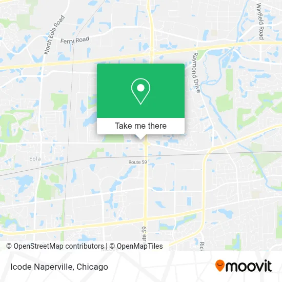 Icode Naperville map