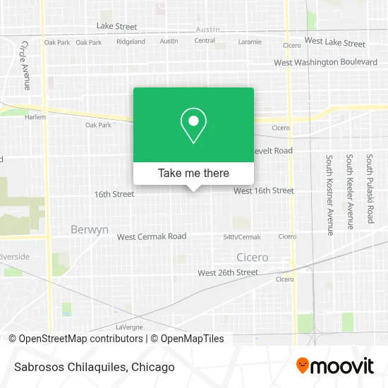 Sabrosos Chilaquiles map