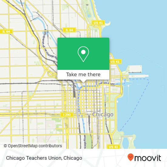 Mapa de Chicago Teachers Union