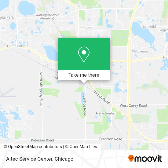 Altec Service Center map