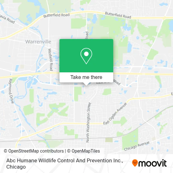 Abc Humane Wildlife Control And Prevention Inc. map