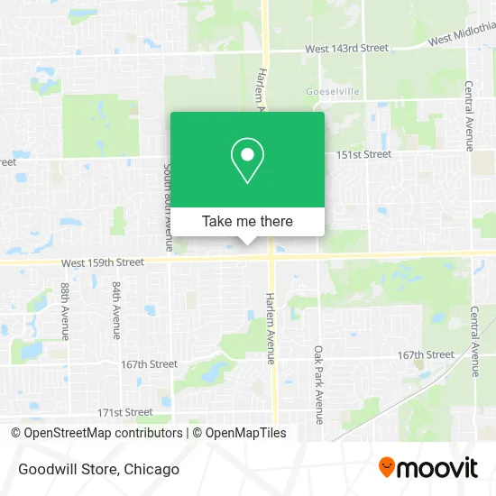 Goodwill Store map
