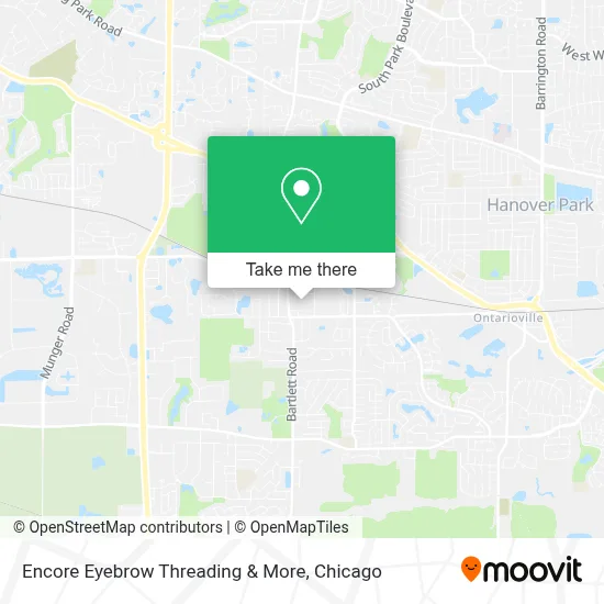 Encore Eyebrow Threading & More map