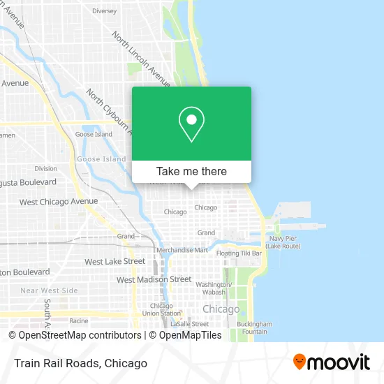 Train Rail Roads map