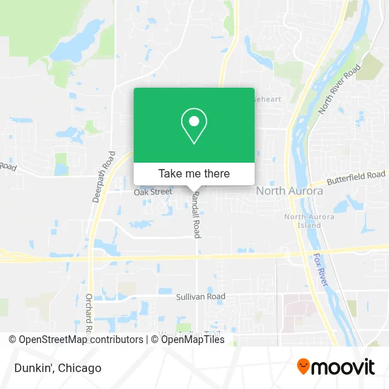 Dunkin' map
