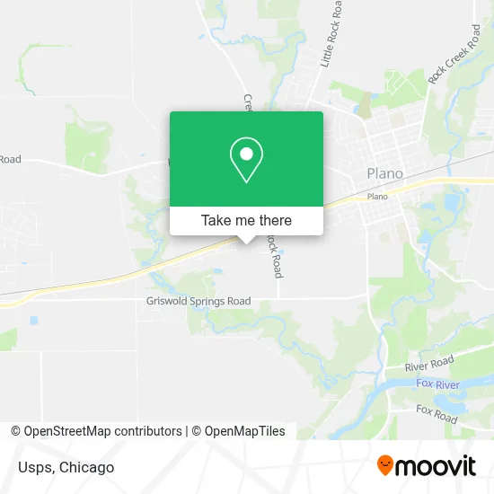 Usps map
