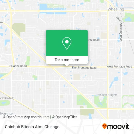 Coinhub Bitcoin Atm map