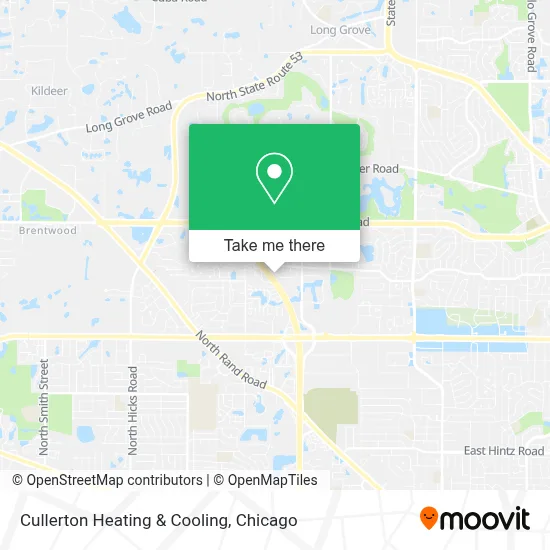 Cullerton Heating & Cooling map