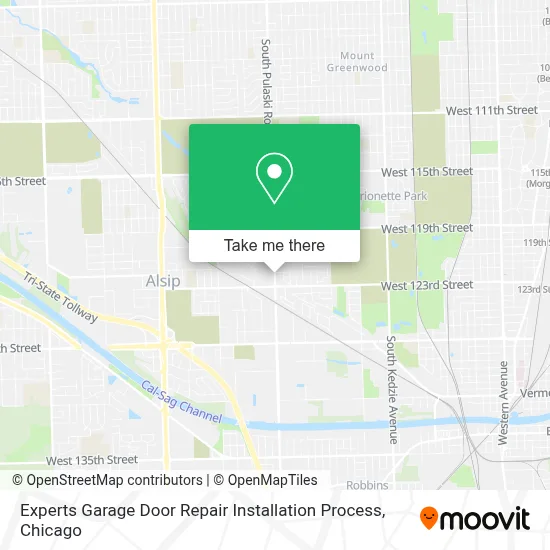 Experts Garage Door Repair Installation Process map