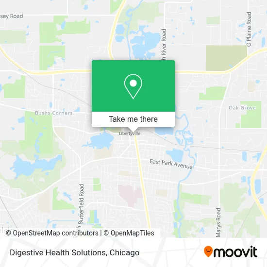 Digestive Health Solutions map