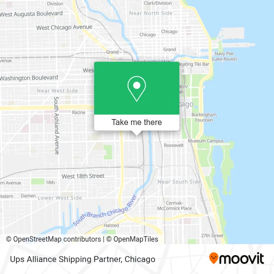Ups Alliance Shipping Partner map