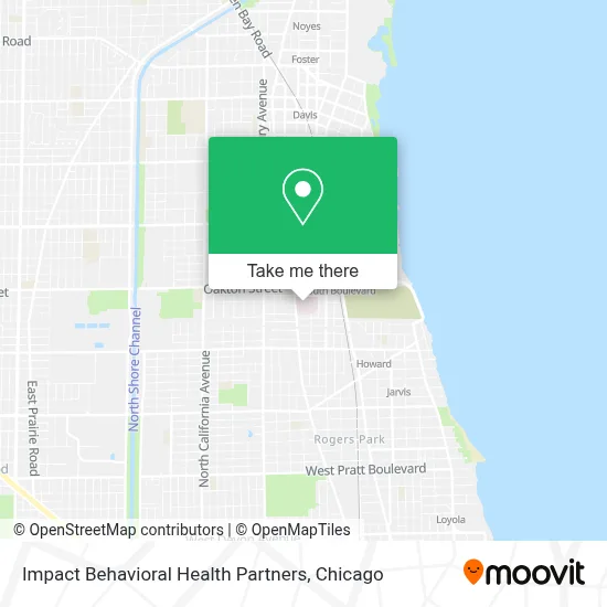 Impact Behavioral Health Partners map