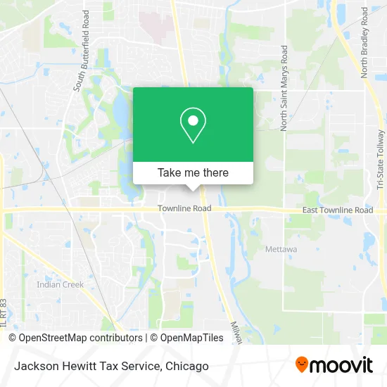 Jackson Hewitt Tax Service map