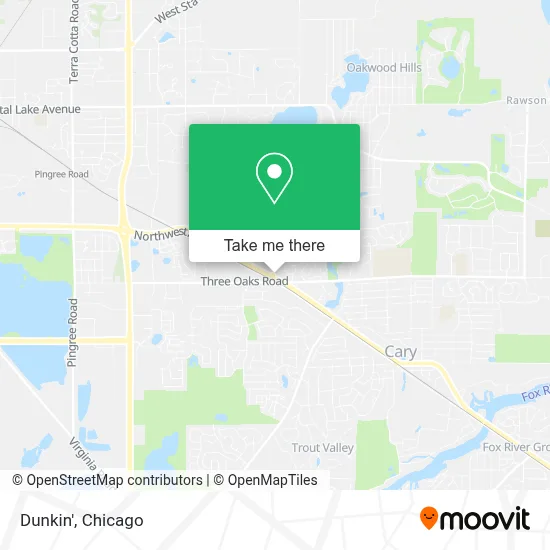 Dunkin' map