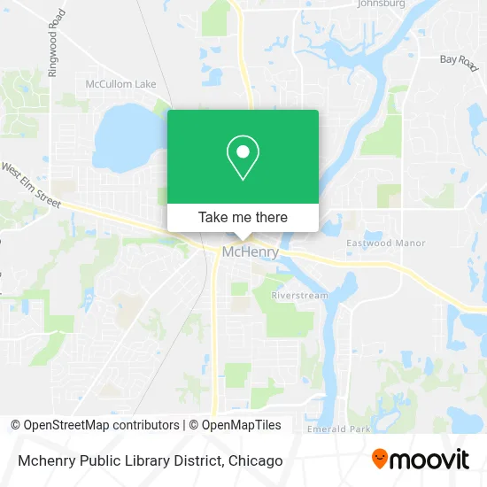 Mchenry Public Library District map