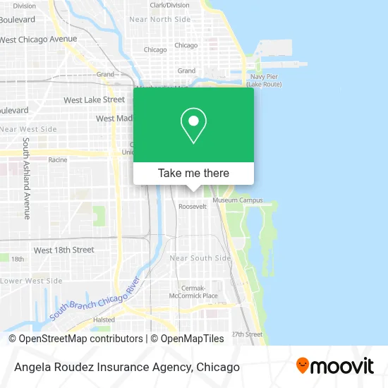 Angela Roudez Insurance Agency map