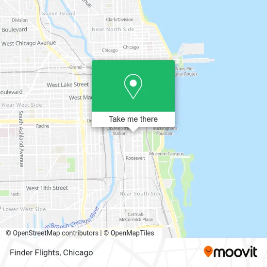 Finder Flights map