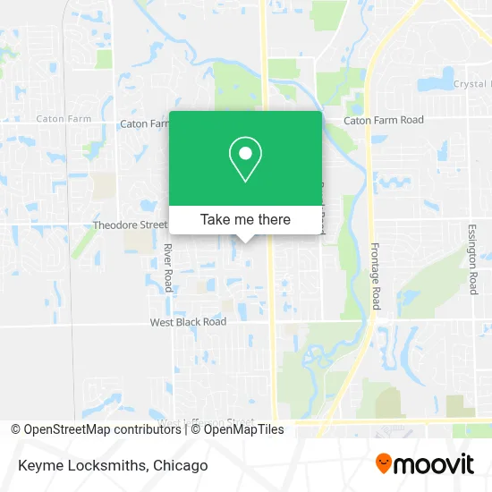 Keyme Locksmiths map
