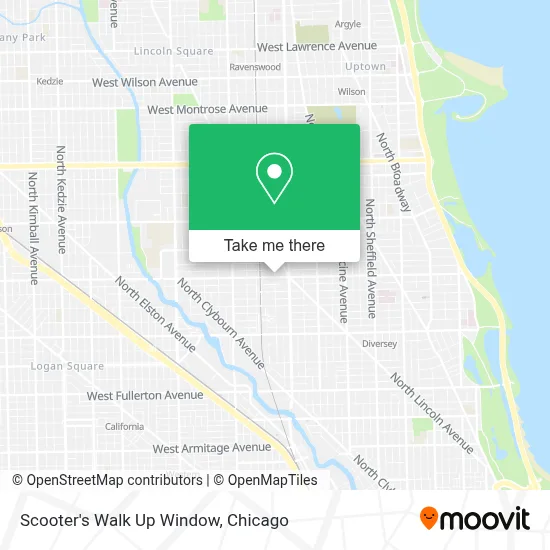 Scooter's Walk Up Window map