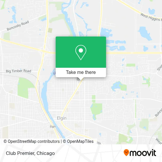 Club Premier map
