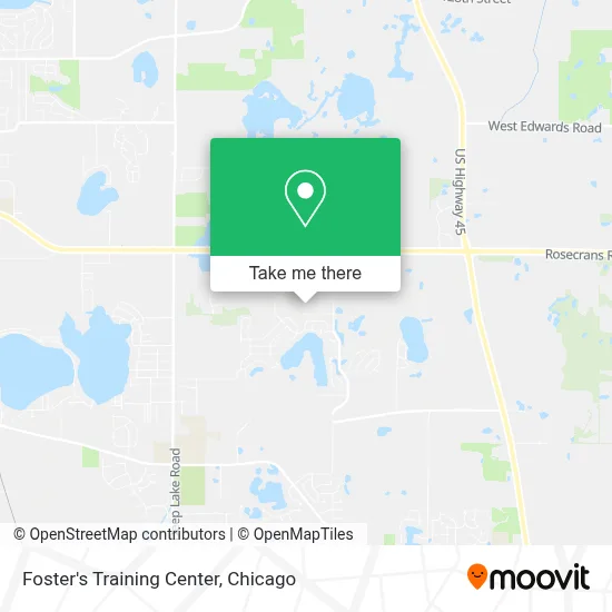 Foster's Training Center map
