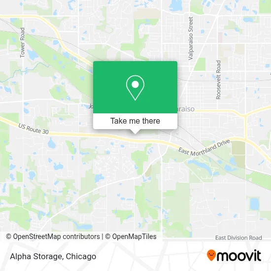 Alpha Storage map