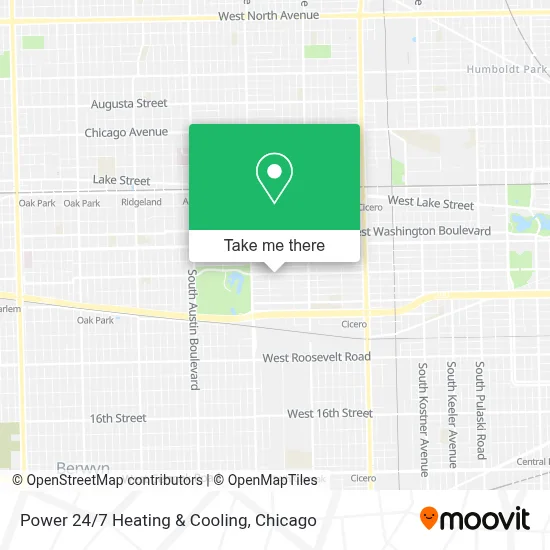 Power 24/7 Heating & Cooling map