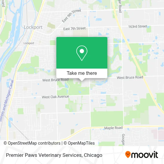 Premier Paws Veterinary Services map