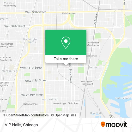 Vip Nails map