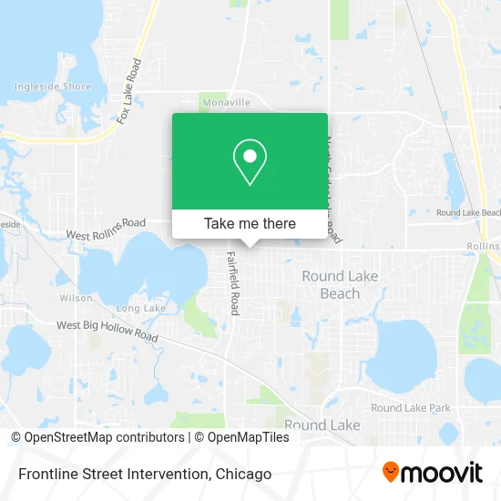 Frontline Street Intervention map