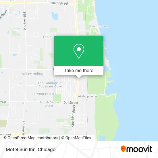 Motel Sun Inn map