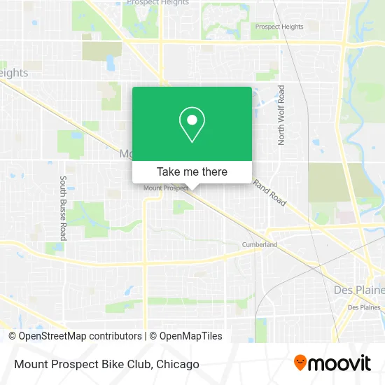 Mount Prospect Bike Club map