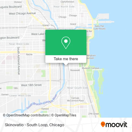 Skinovatio - South Loop map