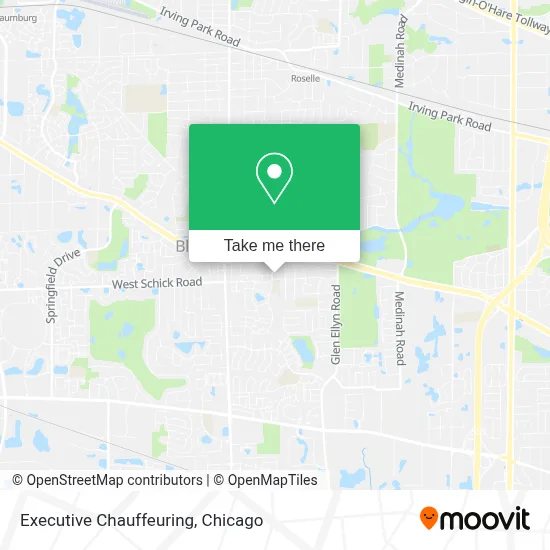 Executive Chauffeuring map