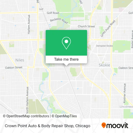 Crown Point Auto & Body Repair Shop map